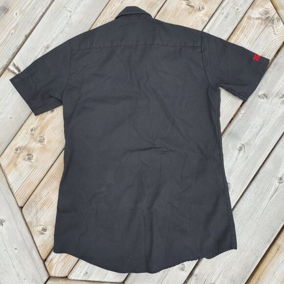 Tim Hortons Cold Stone Creamery Employee Dress Collared Black Shirt XS E… - Picture 6 of 6